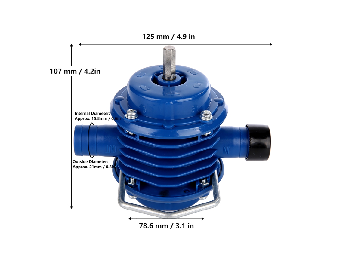 Laxiscreed Mini Bomba De Pistão Elétrica Em Plástico Para Casa E Jardim