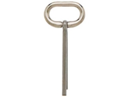 Fivela de Prego Cromada Oval Prateado 20 Mmhispano Hipica