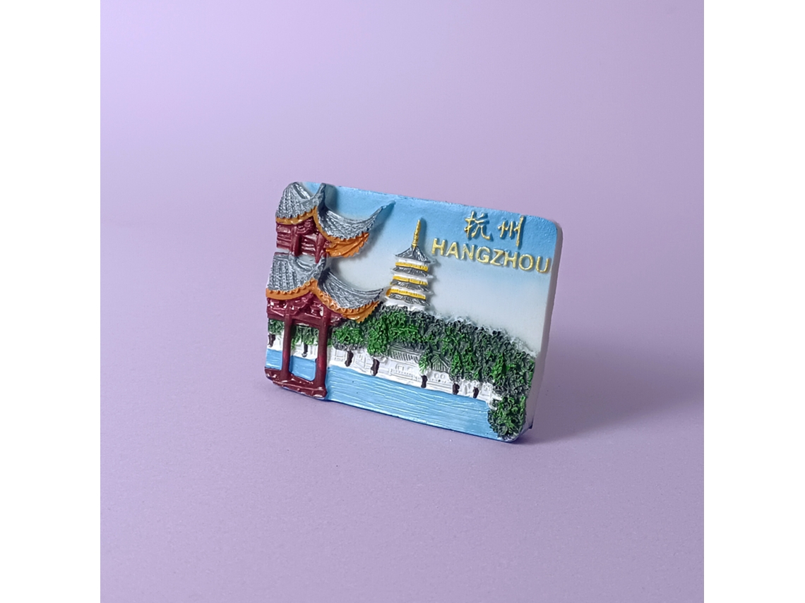 Ímãs De Geladeira Da Cidade De Hangzhou, Na China - Lembranças Turísticas