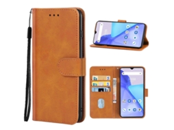 Capa De Couro Para Umidigi Power 5 (marrom)