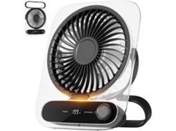 Ventilador Elétrico Ventilador Usb Mini Ventilador Dobrável em 180° Ultrassilencioso MDUG (preto)