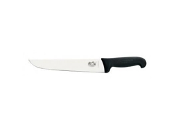 Faca para Cozinha De Açougueiro Victorinox 5.5203.16 Lâmina 16cm Em Aço Inox Cabo Fibrox Preto