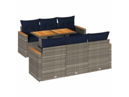 Garden Sofa Set, Garden Sofa Sets Vidaxl Cinzeto Rattan / Vime (n/a)