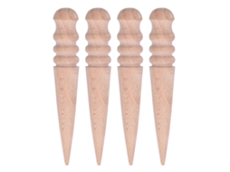 Ferramenta De Polimento De Borda De Couro Edge Slicker De Hayo Cônico Com 4 Sulcos Para Polimento Diy E Brilho De Bordas