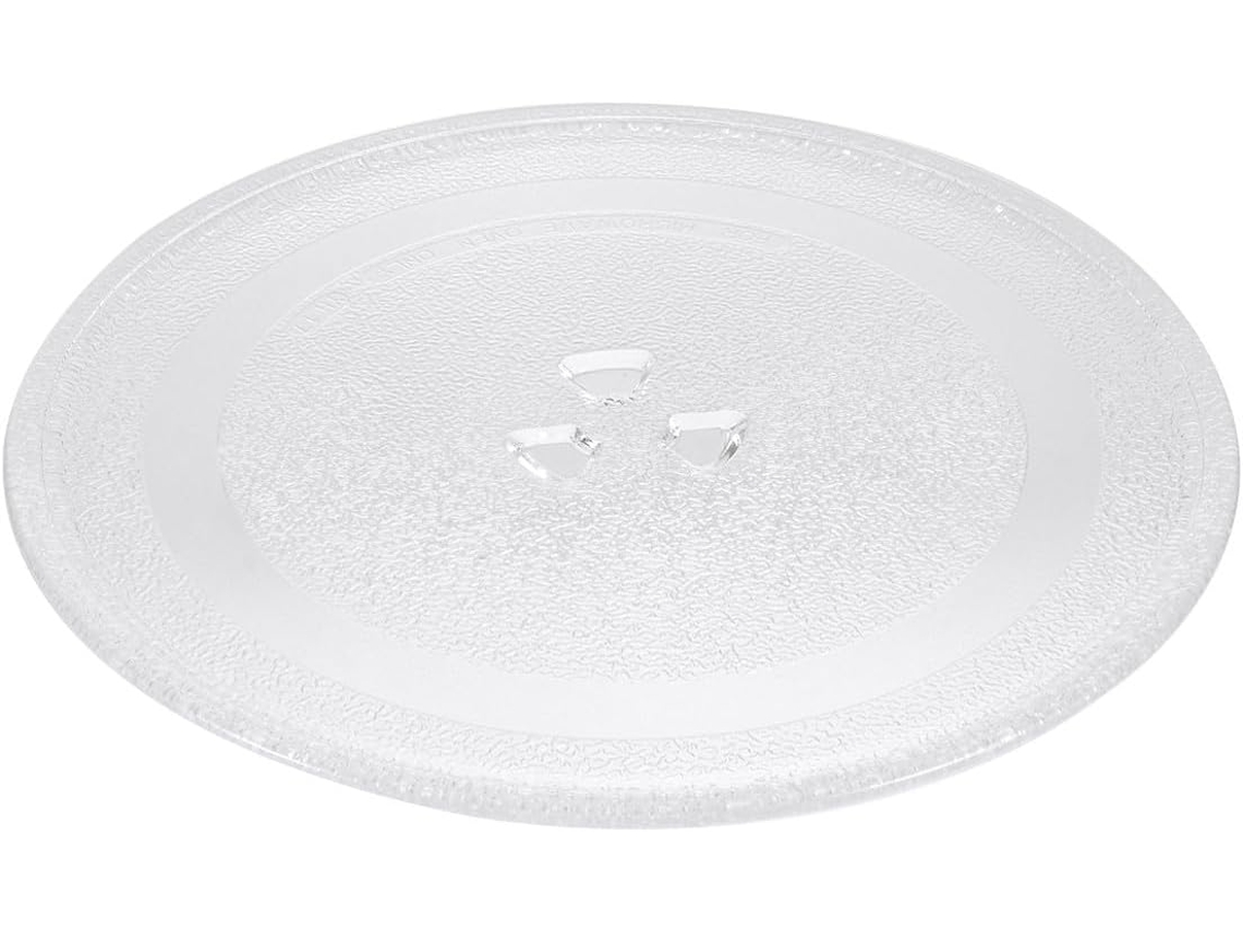 Prato Giratório para Micro Ondas em Vidro Espesso, Ø 24, 5 Cm. de Resistente, Peça CHABERLU