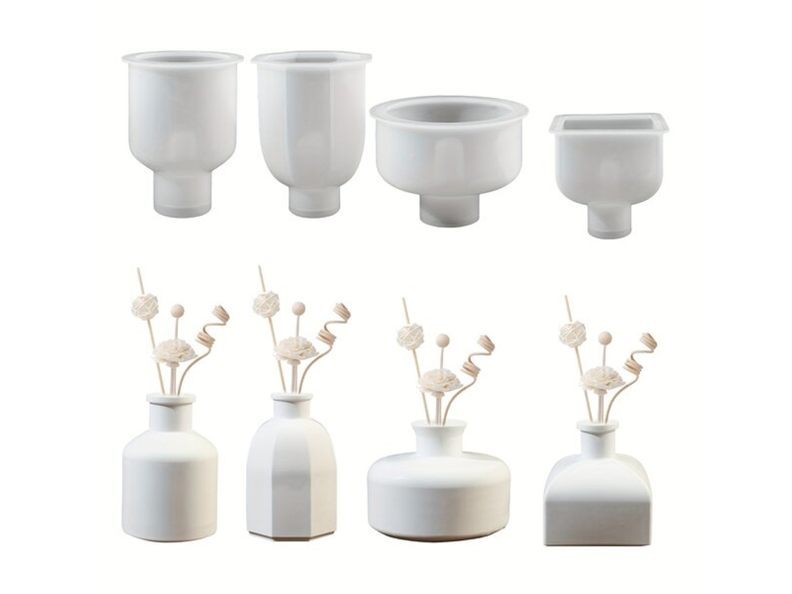 Conjunto De Moldes Para Vasos E Castiçais Vayotoy