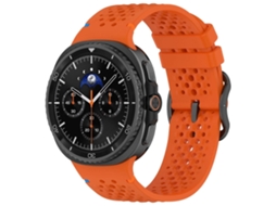 Pulseira De Silicone Respirável Com Fivela Preta Em Formato De Escada E Padrão Favo De Mel Da Xdfind Para Samsung Galaxy Watch8 / Watch8 Classic.