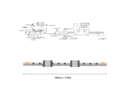 Laxiscreed Mgn7c Guia Linear De Alta Precisão Para Movimentos Suaves E Precisos