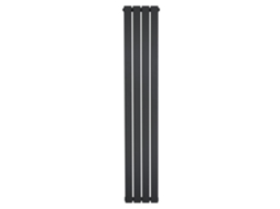 Radiador Plano Coluna Única 1600x280 Mm | Cinza Antracite | 627w | Aço Carbono Durável | Instalação Simples |