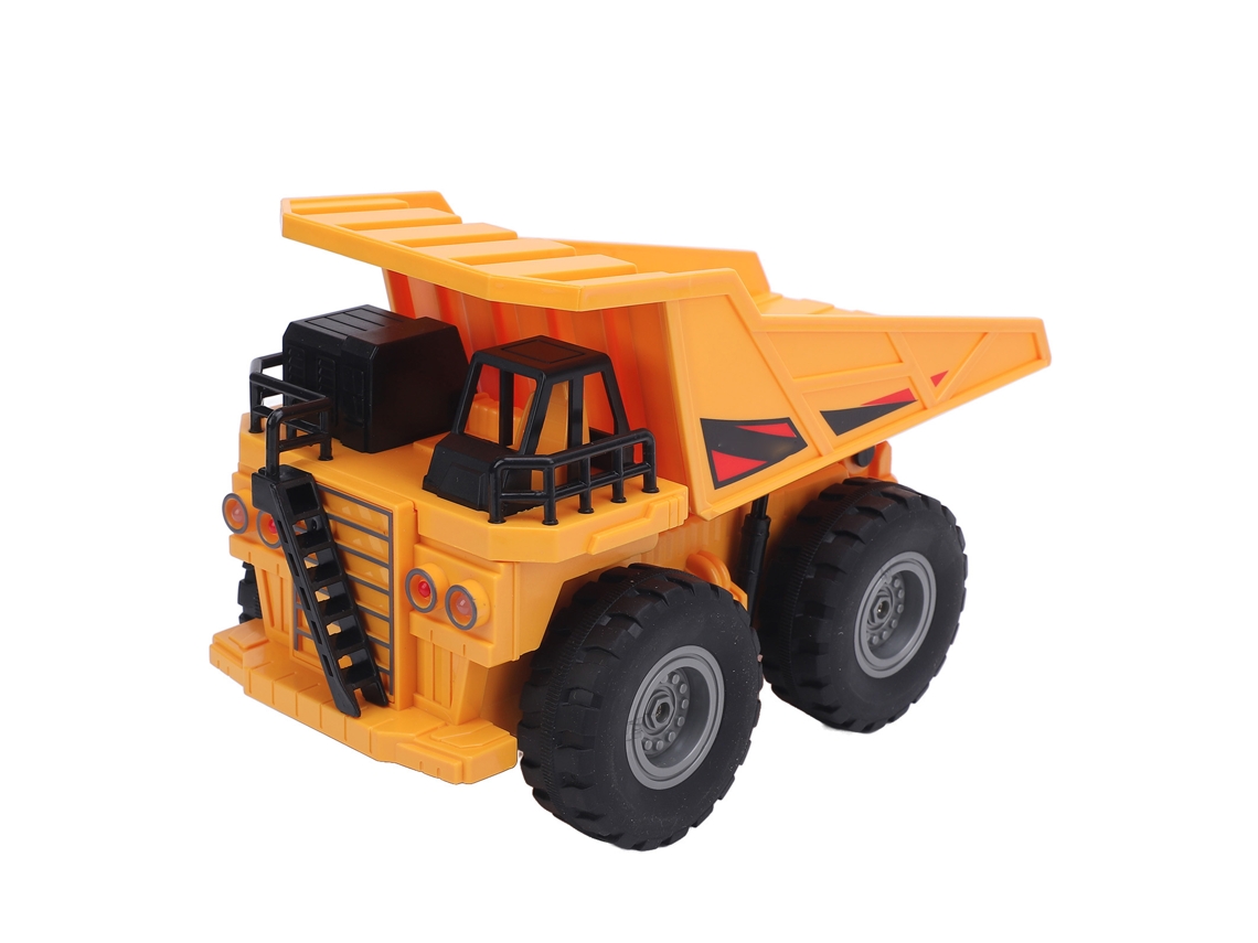 Primerox brinquedo Veículo Engenharia Controle Remoto 2 em 1 Caminhão Basculante e Escavadora
