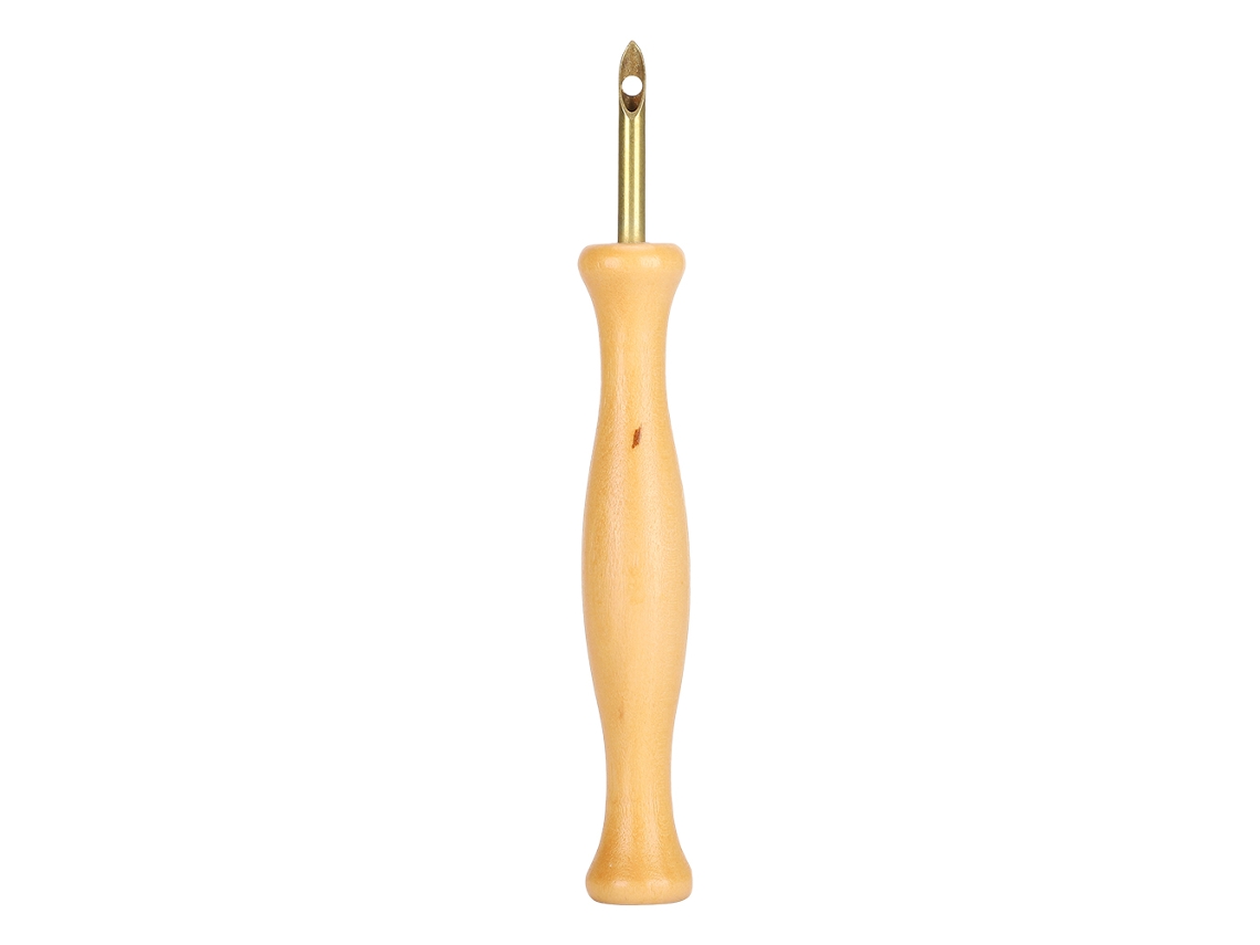 Caneta Passa-fios Portátil Para Tricô, Bordado E Tecelagem Com Cabo De Madeira, Ideal Para Trabalhos Manuais Como Tecelagem, Costura E Feltragem.
