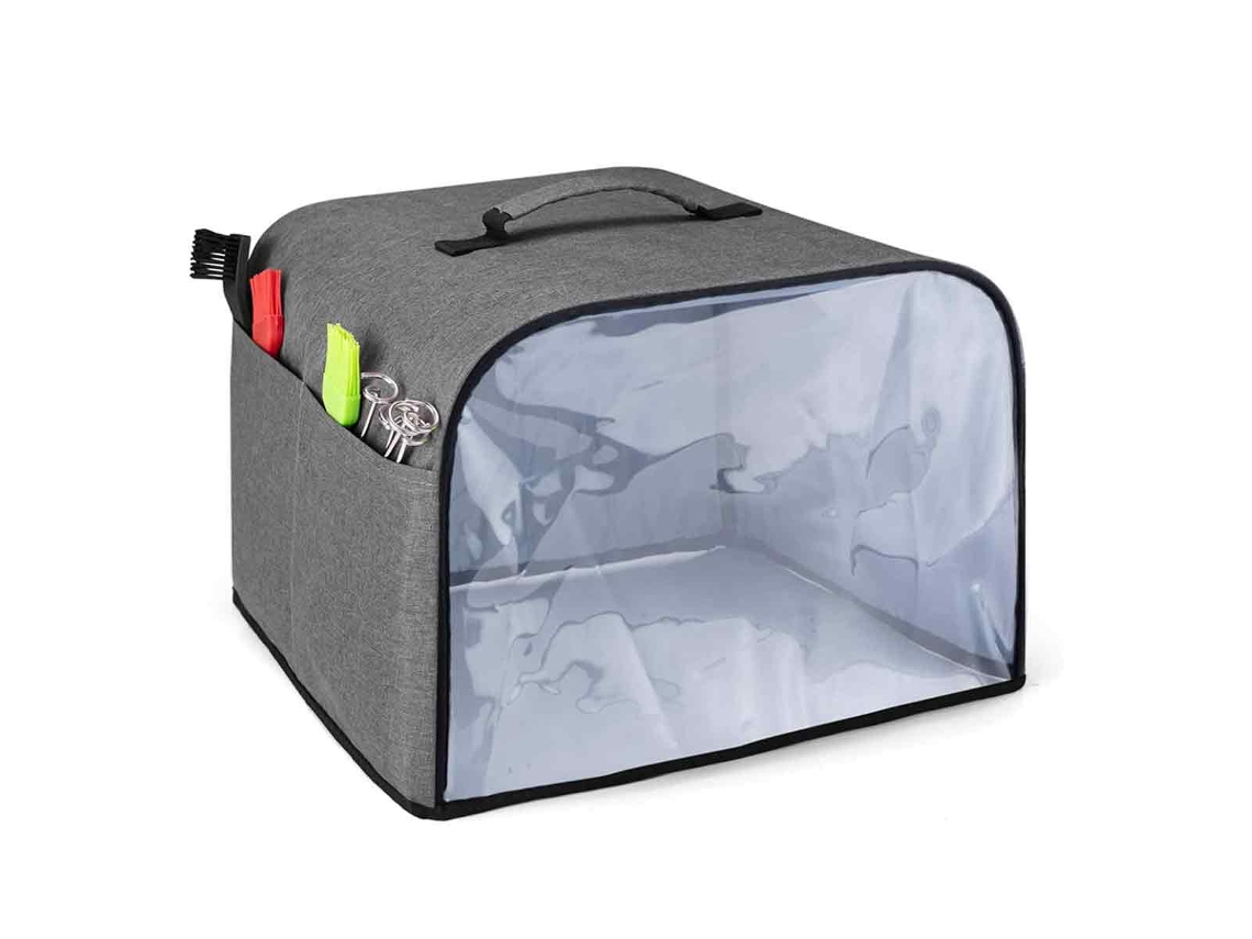 Capa Para Eletrodomésticos De Cozinha, Materiais Duráveis E Resistentes À Água, Capa Para Torradeira Com Painel Frontal Transparente, Protege A Batede