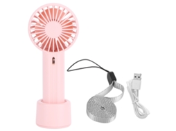 Ventilador Elétrico Mini Portátil Laxiscreed Com Bateria Recarregável E Três Modos De Velocidade
