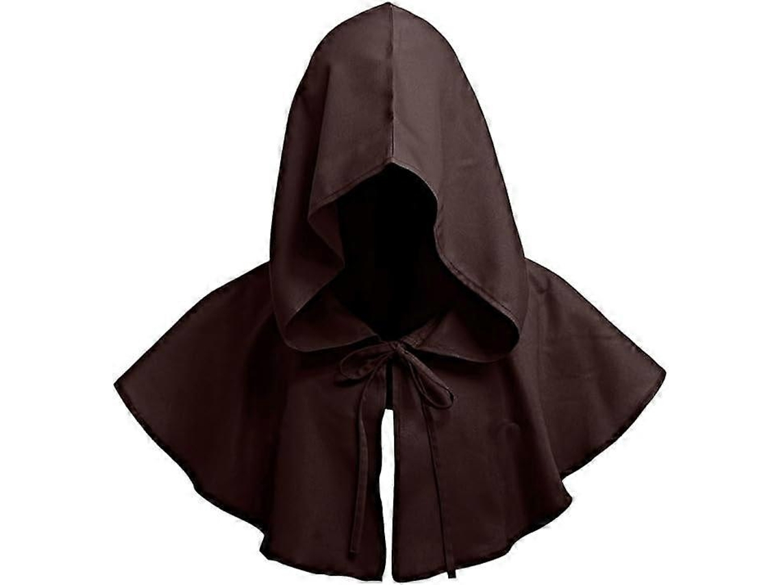 Omni capa Medieval com Capuz Unissex de Poliéster e Algodão Spandex para Fantasias de Halloween Cosplay