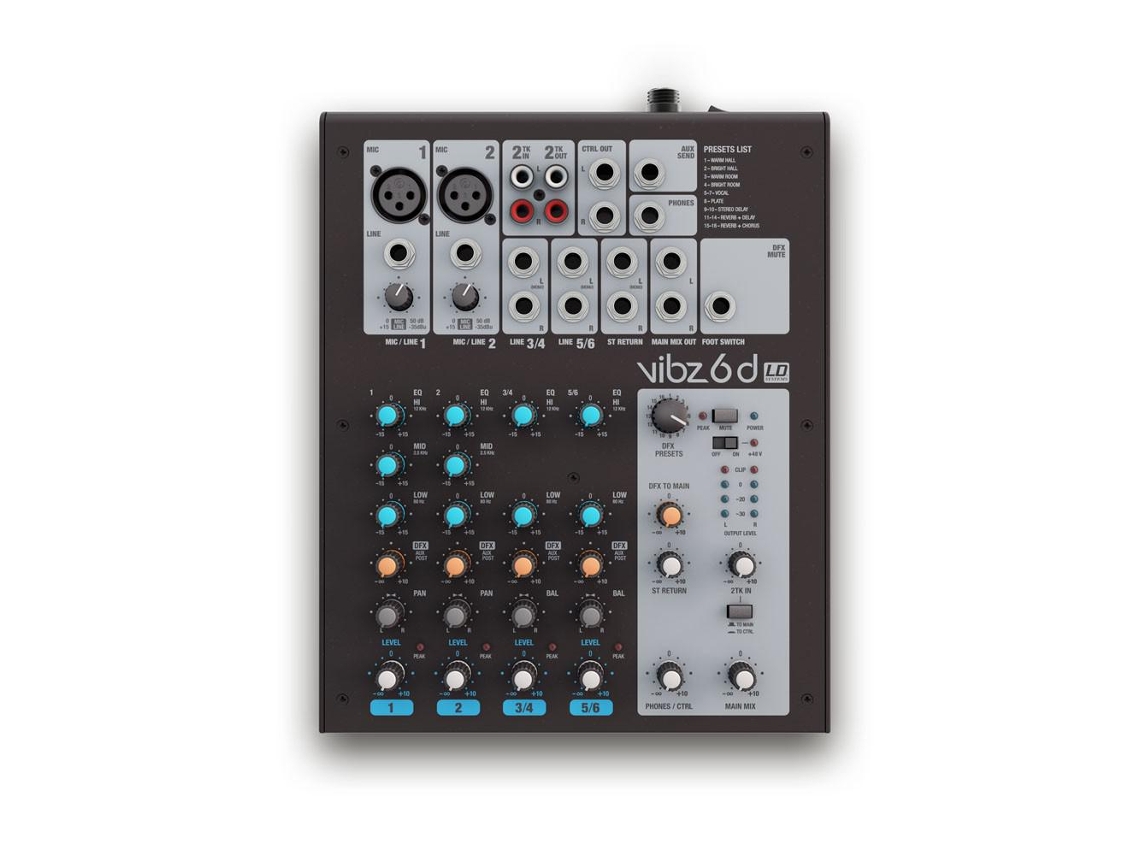 Mesa Mistura Analogica Vibz 6 D