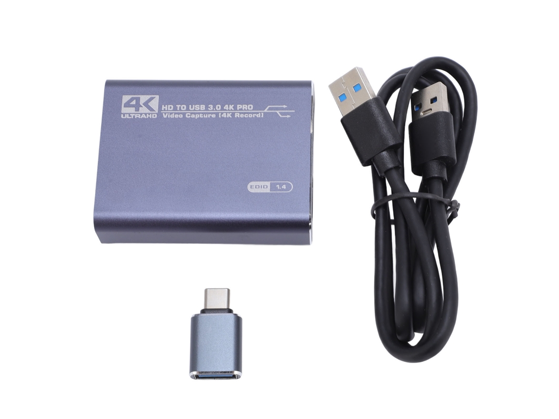 Placa De Captura 4k Usb 3.0 Para Streaming