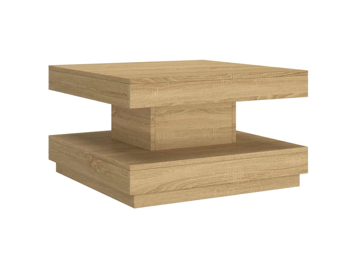 Conjunto 1 Mesa De Centro Vidaxl Marrom Mdf (60 X 60 X 35 Cm)