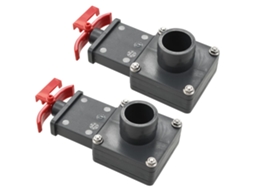 Vidaxl Válvula De Regulação Para Piscina 2 Pcs 38 Mm