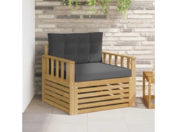 Vidaxl Sofá Exterior Poliéster Branco
