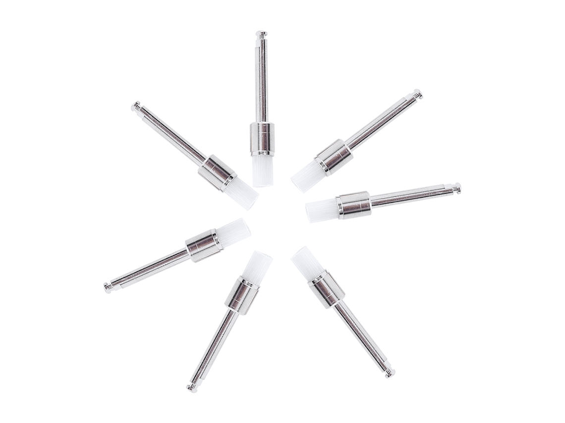 Laxiscreed Escova Descartável De Nylon Para Polimento Dental, Uso Único