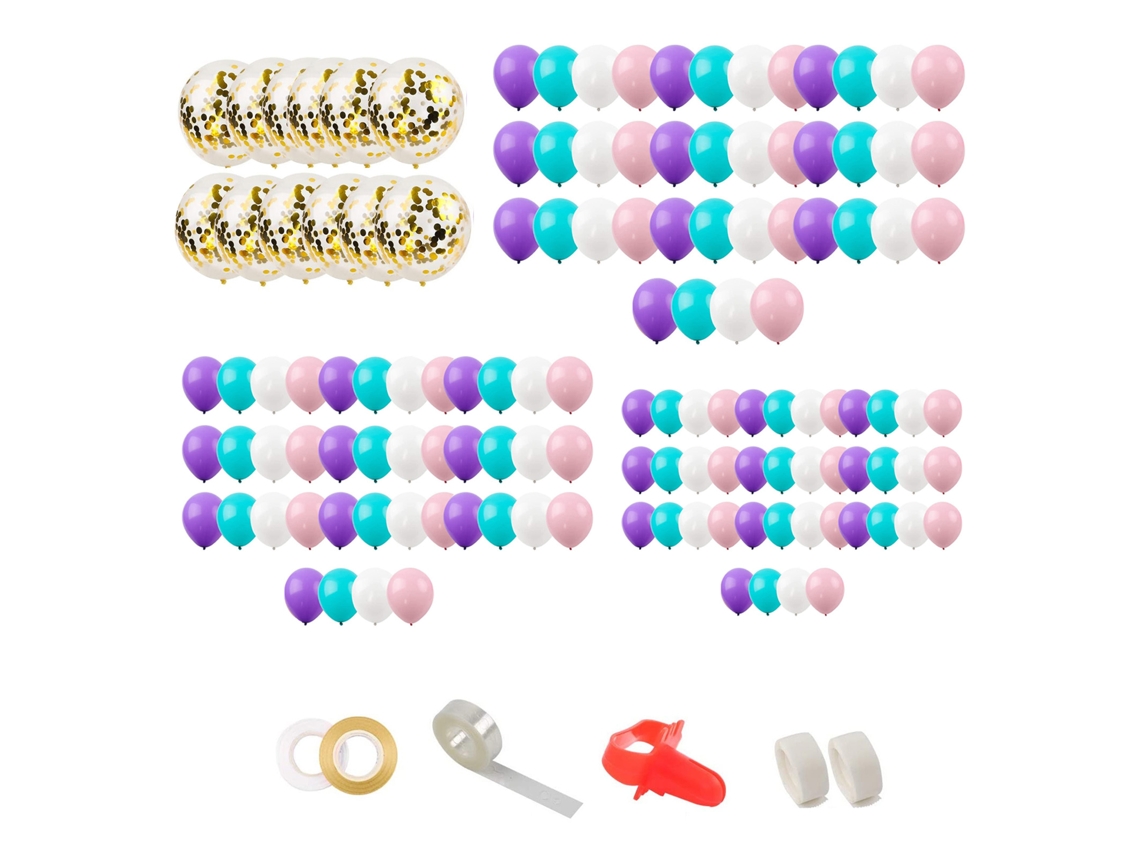 Conjunto de Balões para Festa de Aniversário e Decoração de Fundo
