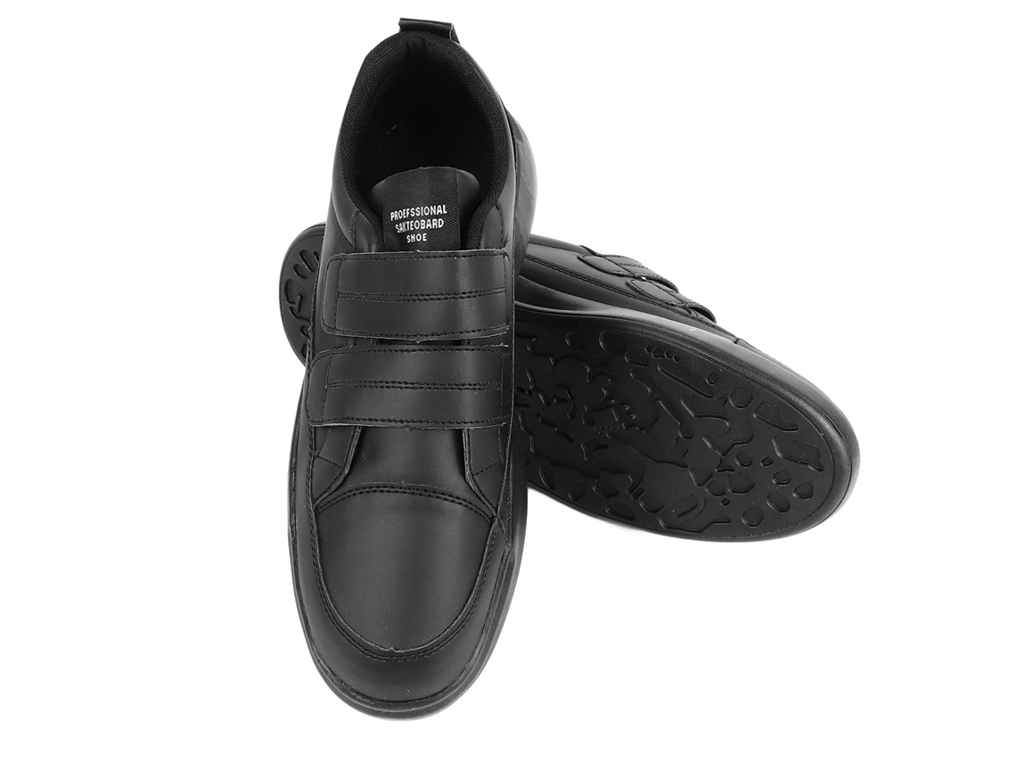 Sapatos Esportivos Casuais para Homens de Cuto Baixo com 2 Cintas Hook And Loop e Sol Grosso