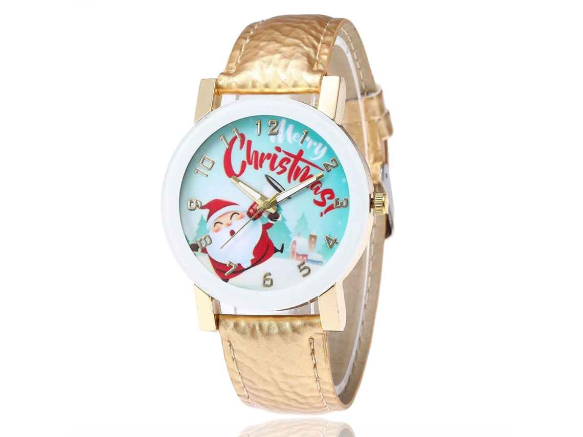 Relógio Infantil Casual de Natal GOKOCO