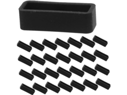 Conjunto de 50 Fivelas de Silicone para Pulseiras SFUSHOS