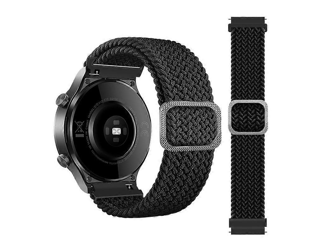 Pulseira De Nylon Trançado Ajustável E Elástica Para Samsung Galaxy Watch 3 De 45 Mm (arco-íris)