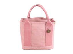 Bolsa de Lanche Lona Grande Capacidade Portátil Cooler para Trabalho Esporte Cor Rosa