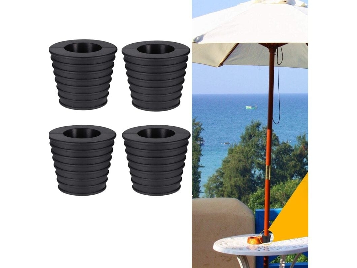 Suporte De Base Para Guarda-sol 4 Peças, Para Furo De Mesa De Pátio, Estabilidade, Base De Guarda-sol 1,5 Polegadas