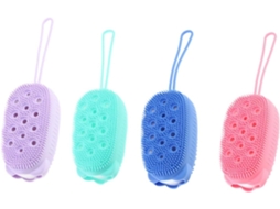 Lurelia Escova De Silicone Para Corpo E Rosto, Silicone Macio, Dupla Face E Escovagem A Seco