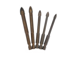 Conjunto De 5 Brocas De Carboneto Cimentício Para Perfuração | Azulejo E Vidro
