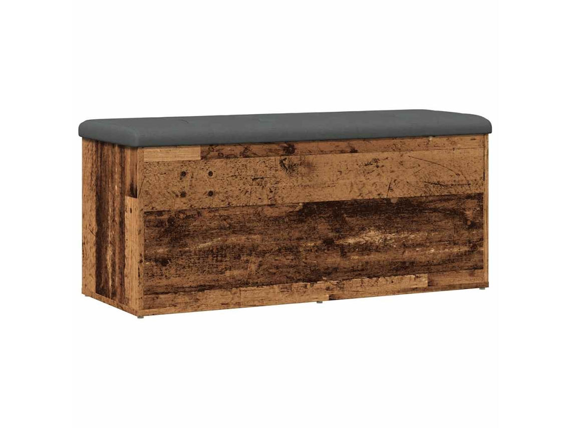 Storage Bench, Storage Benches Vidaxl Marrom Madeira Processada (102 X 42 X 45 Cm)