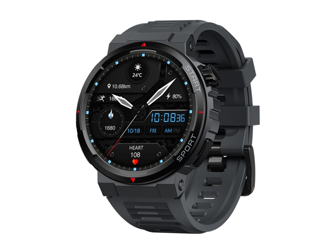 (preto) Smartwatch De 1,43 Polegadas Com Monitoramento Contínuo De Saúde.