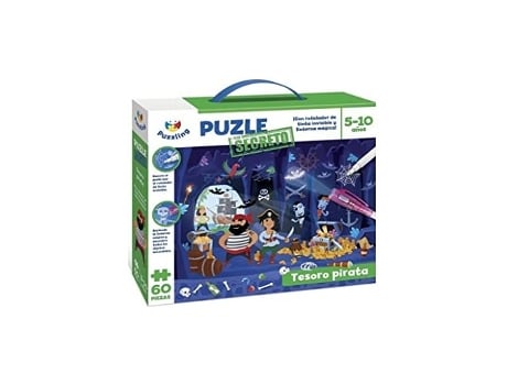 Livro Puzle Secreto Tesoro Pirata De Desconocido (espanhol)