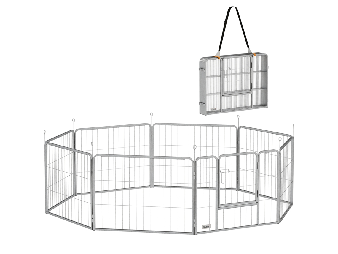Terrário para Pets , Cerca para Cães, Playground para Pets, Personalizável de Forma Flexível, Aço Inoxidável Ge