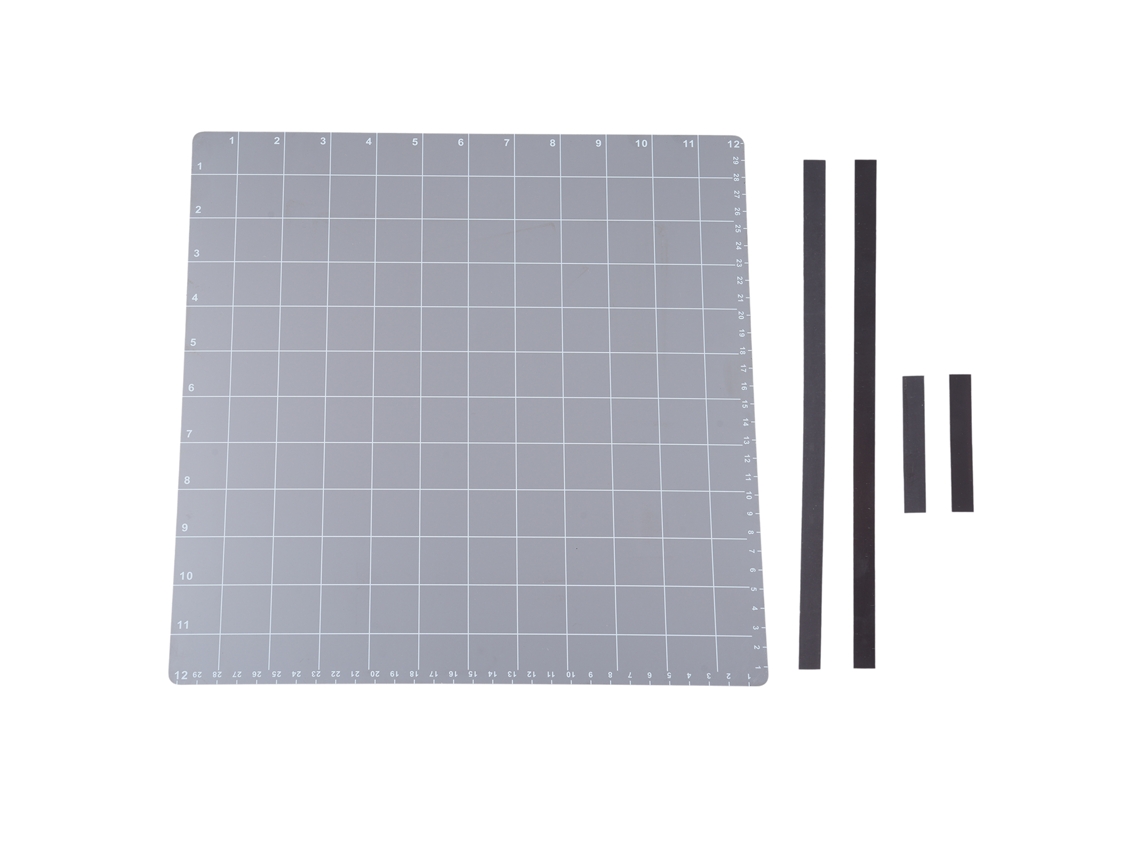 Tábua de Corte Magnética de Aço Inoxidável 12x12 Polegadas com Tiras Magnéticas para Scrapbooking e Artesanato