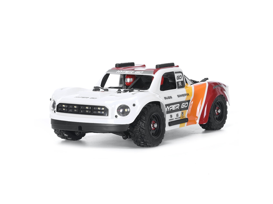 Duas Baterias Mjx 14211 Hyper Go 1/14 Brushless com Giroscópio, Carro Rc de Alta Velocidade para Percurso Curto, Modelos de Veículos 47km/h MDUG