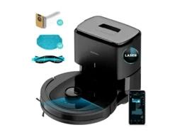 Robô Aspirador Conga 7490 Ultimate X-Treme com Tecnologia de Navegação Laser e Base de Autoesvaziamento Limpeza 4 em 1: Varre Aspira Lava O CECOTEC