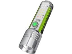 Lanterna Portátil Magnética Compacta, Luz De Emergência, Recarregável
