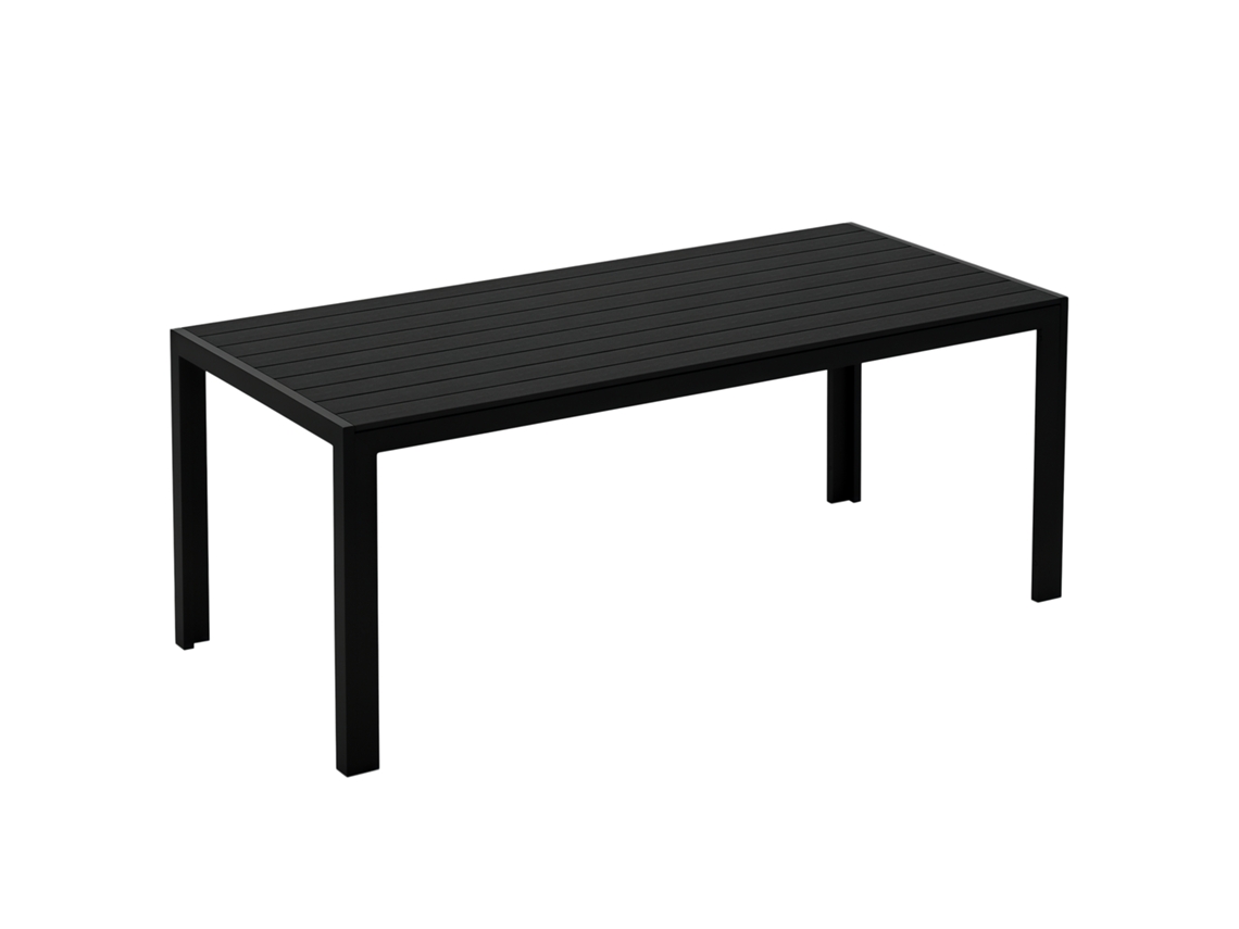 Conjunto de jardim com 2 cadeiras dobráveis e mesa de centro ZENCORE SERVICES cinza claro