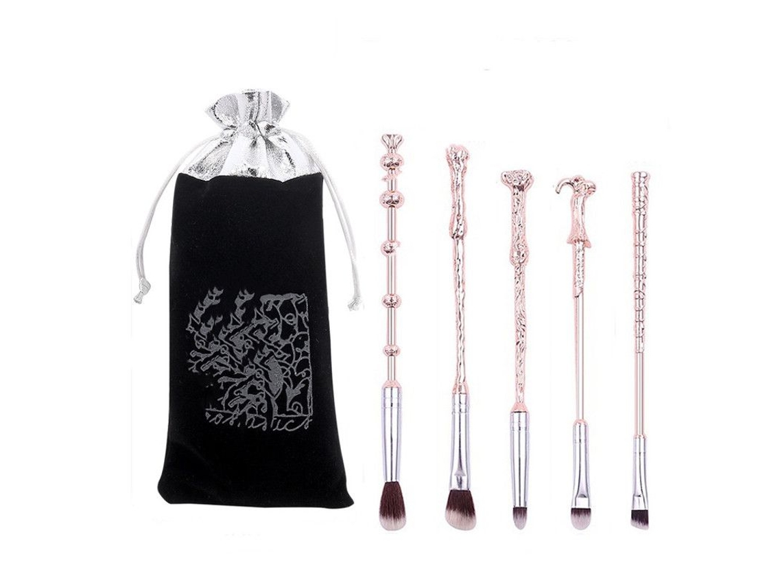 Conjunto De 5 Pincéis De Maquilhagem