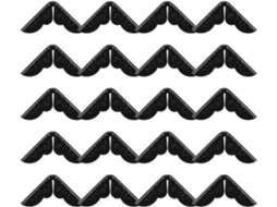 100 Peças De Proteção De Ângulo Em Fer Noir Para Álbum E Caixa - Coin Lecture Triangulaire Vintage