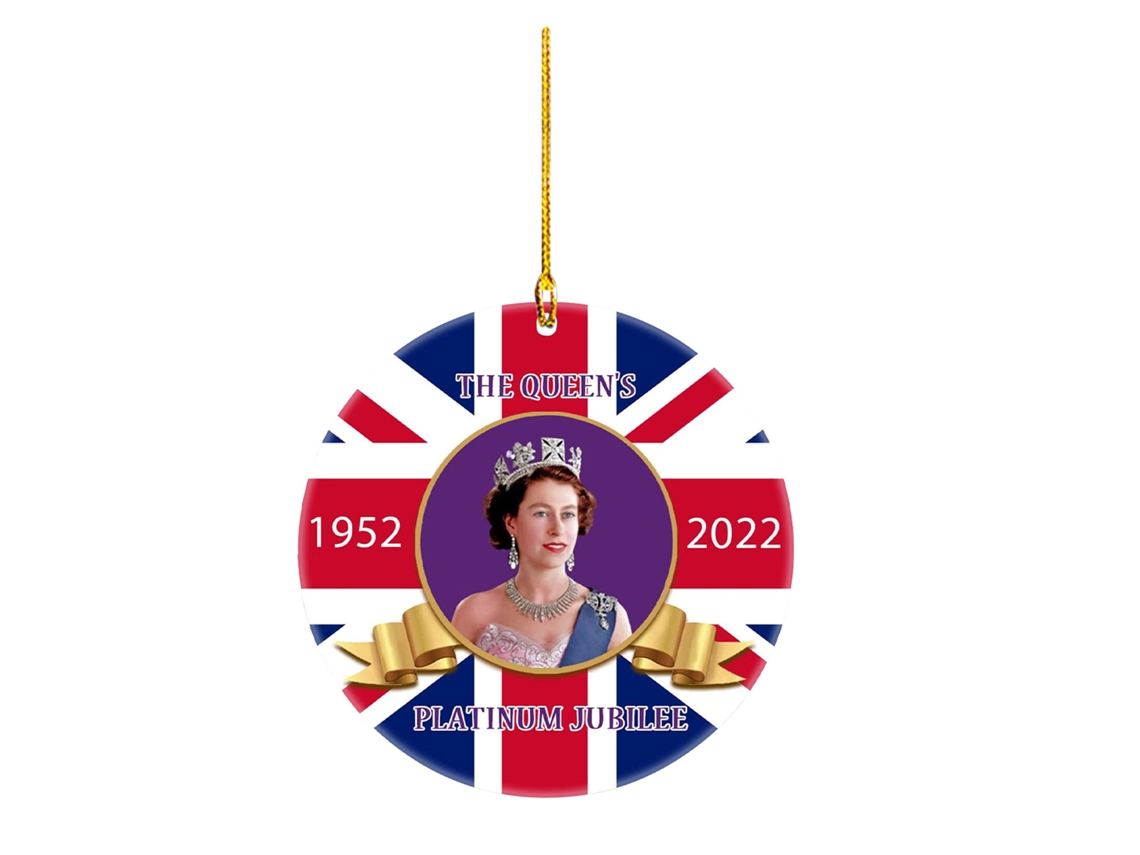 Pingente Comemorativo 70º Aniversário Rainha Uk 2022