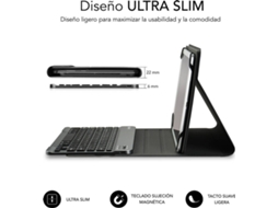 Capa Teclado Universal 10.1'' SUBBLIM Pro Roxo