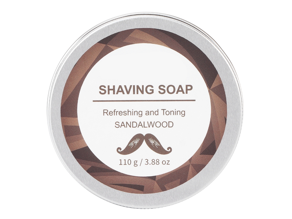 2026 jabón de Afeitar Melao para Hombres Barra Calmante Crema de Afeitar para Barba 110g