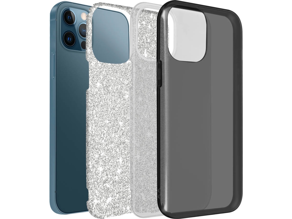 Capa iPhone 12, 12 Pro AVIZAR Brilhante Preto