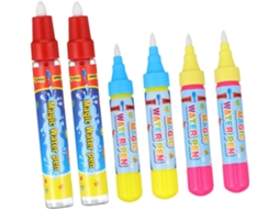 Exceart Conjunto De 6 Canetas De Água Para Desenho E Uso Educacional