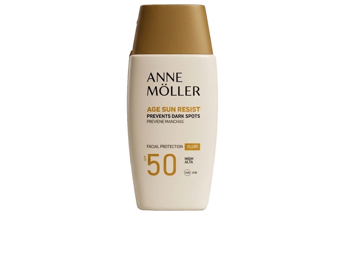 Protetor solar antienvelhecimento e antimanchas FPS 50 ANNE MÖLLER 50 ml
